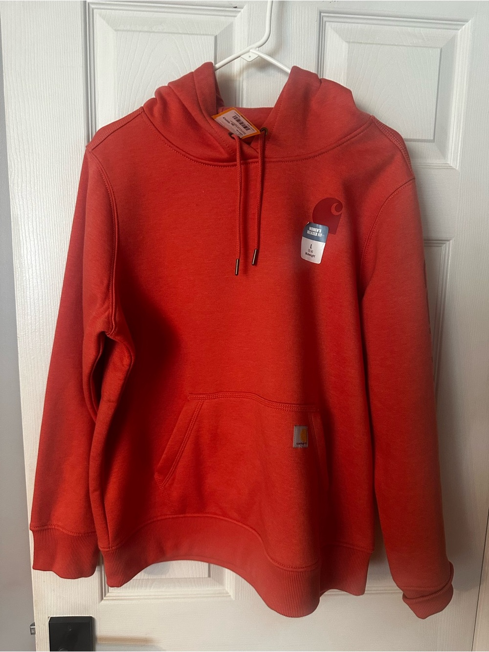 Carhartt women’s Orange Crewneck Hoodie